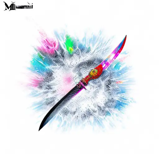 miyamoto musashi sword clear 4k high tattoo design idea