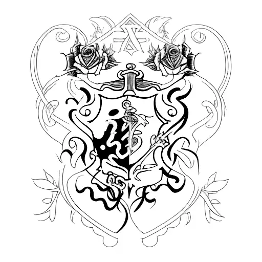 harry potter, a court of thorns and roses, fourth wing tattoo design idea