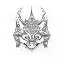 mar y montaña  tattoo design idea