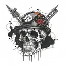 The Skull Riddler tattoo design idea
