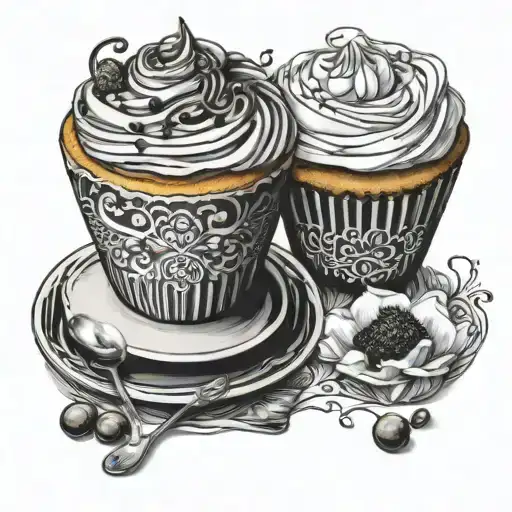 batidor cupcakes bowls espresso artelatte arabica tattoo design idea