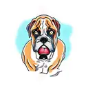 boxer tattoo design idea