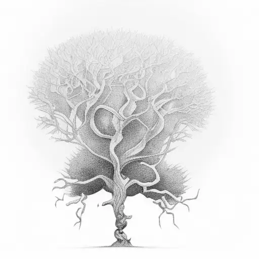poison tree with a quote  tattoo design idea
