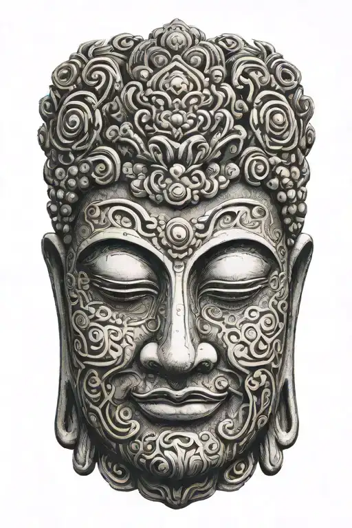 Buddha tattoo design idea