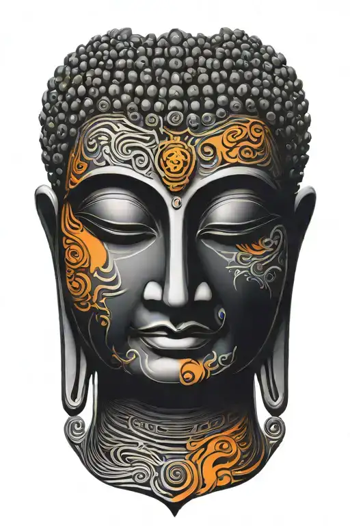 Buddha tattoo design idea