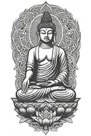 Buddha tattoo design idea