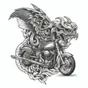 lowrider tattoo design idea