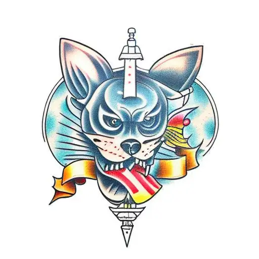 carpentry tattoo design idea