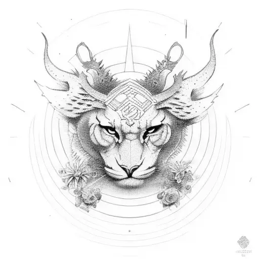 Gratitude Awareness Eternity Courage tattoo design idea