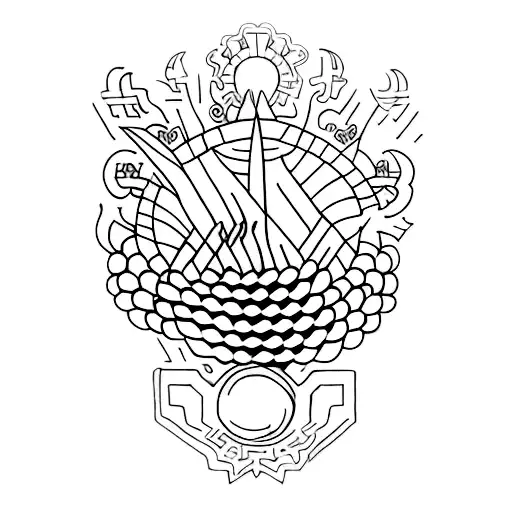 Gratitude Awareness Eternity Courage tattoo design idea