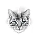 Salem cat tattoo design idea