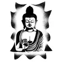Buddha tattoo design idea