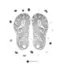 footprint  tattoo design idea