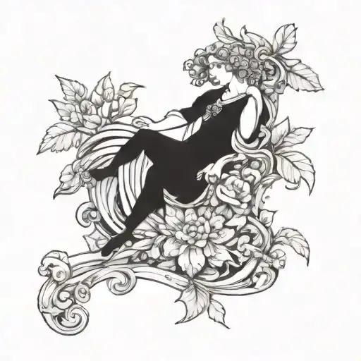 A design inspired by Italian Renaissance paintings and sculptures tattoo design idea