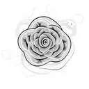 asymmetrical snake flower tattoo design idea