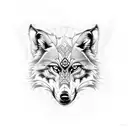 Roman wolf  tattoo design idea
