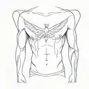 simple tiny tattoo for men chest tattoo tattoo design idea