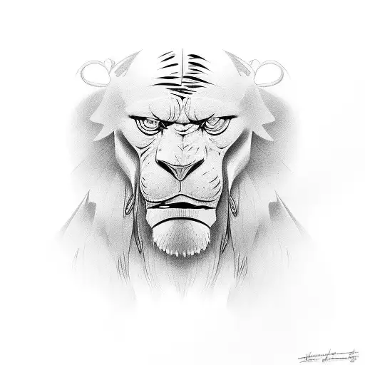 tarzan and terk tattoo design idea