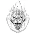 tarzan and terk tattoo design idea