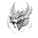 ARK videogame tattoo design idea