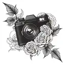 photography hardwork skill tattoo design idea