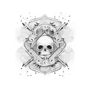 socks tattoo design idea