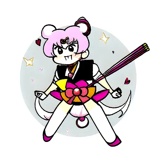 yakuza sailor moon tattoo design idea