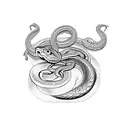 Normal snake tattoo design idea