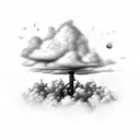 clouds, Jazz tattoo design idea