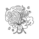 anxiety relief tattoo design idea