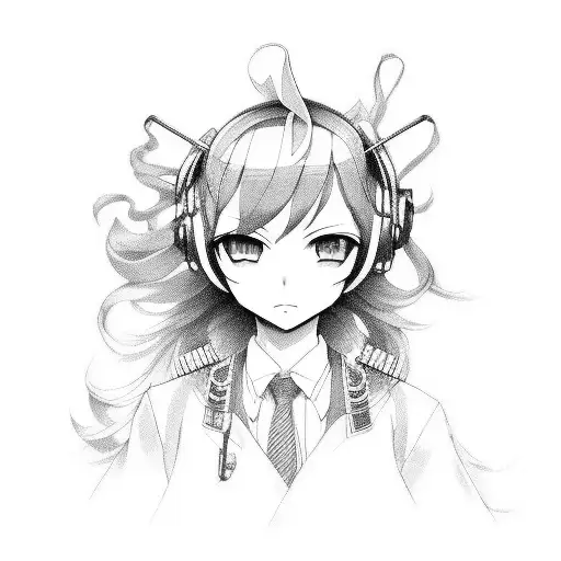 Hatsune miku  tattoo design idea