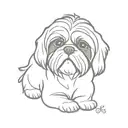 Shih-Tzu tattoo design idea