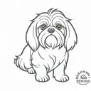 Shih-Tzu tattoo design idea