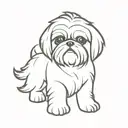 Shih-Tzu tattoo design idea
