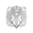 chevron  tattoo design idea