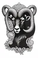 Aries ram tattoo design idea
