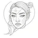don't hug me I'm scared eye popping tattoo design idea