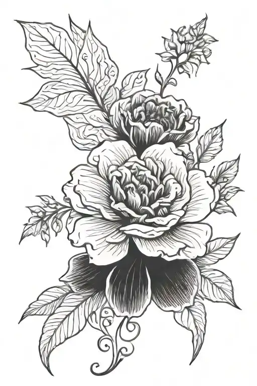 my grandma name Doris tattoo design idea