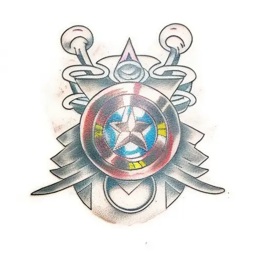 marvel tattoo design idea