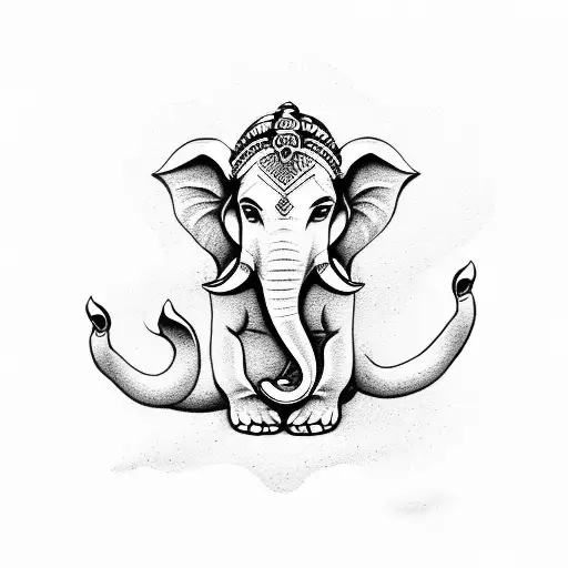 ganesha tattoo design idea