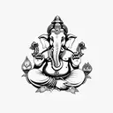 ganesha tattoo design idea