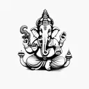 ganesha tattoo design idea