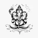ganesha tattoo design idea