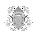 whale shark  tattoo design idea