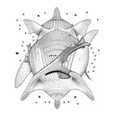 whale shark  tattoo design idea