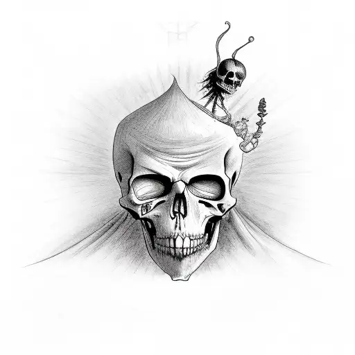 sandman and death created by neil gaiman tattoo design idea