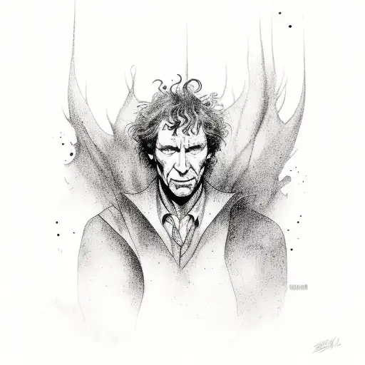 Sandman by Neil Gaiman Letting Sand Fall Between Your Fingers tattoo design idea