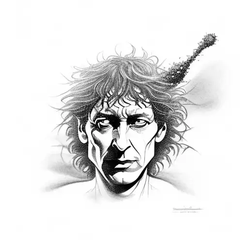 Sandman by Neil Gaiman Letting Sand Fall Between Your Fingers tattoo design idea