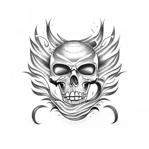 sandman and death tattoo design idea