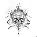 sandman tattoo design idea